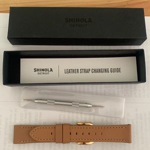 Shinola Womens Leather Strap